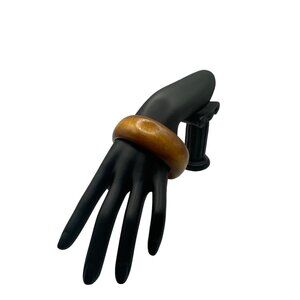 Vintage Handcrafted Wooden Bangle Bracelet